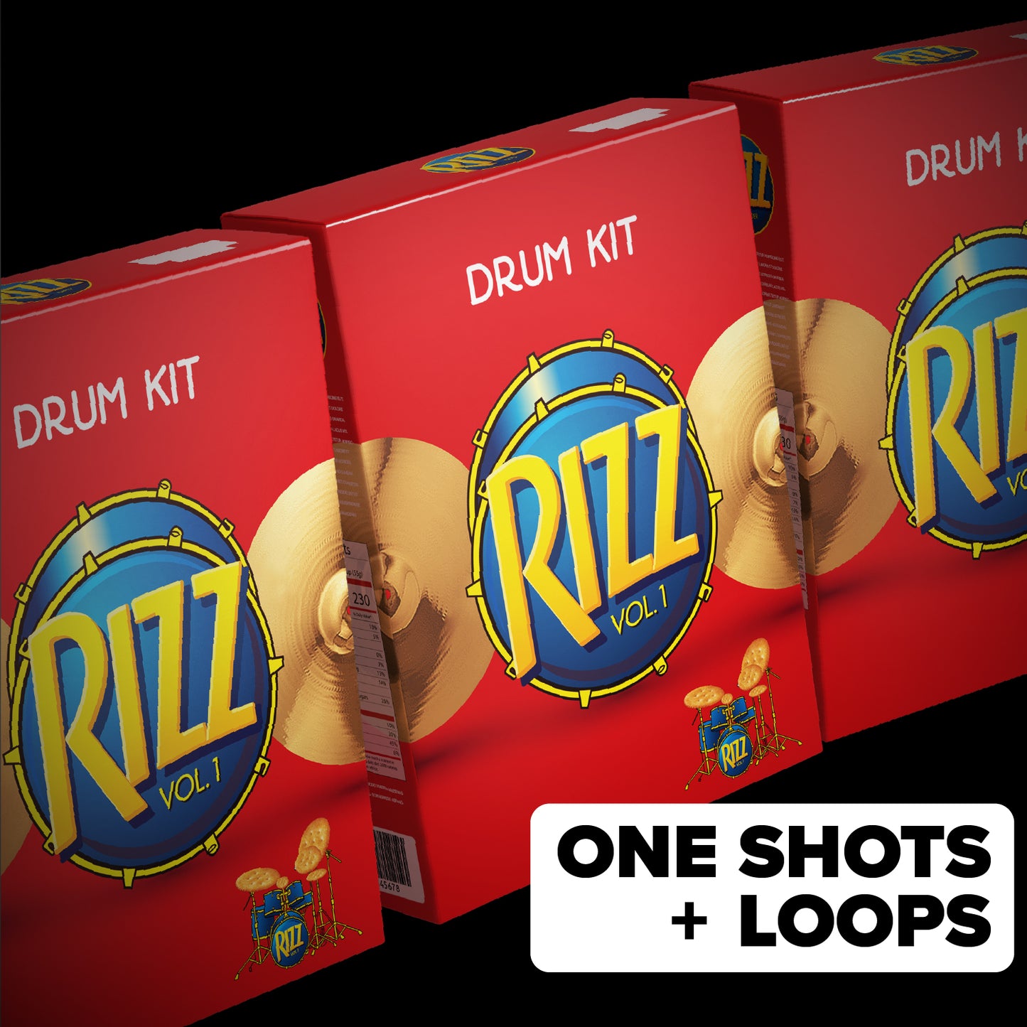 RIZZ DRUM KIT loops & one shots Elènne Platonic Zoo