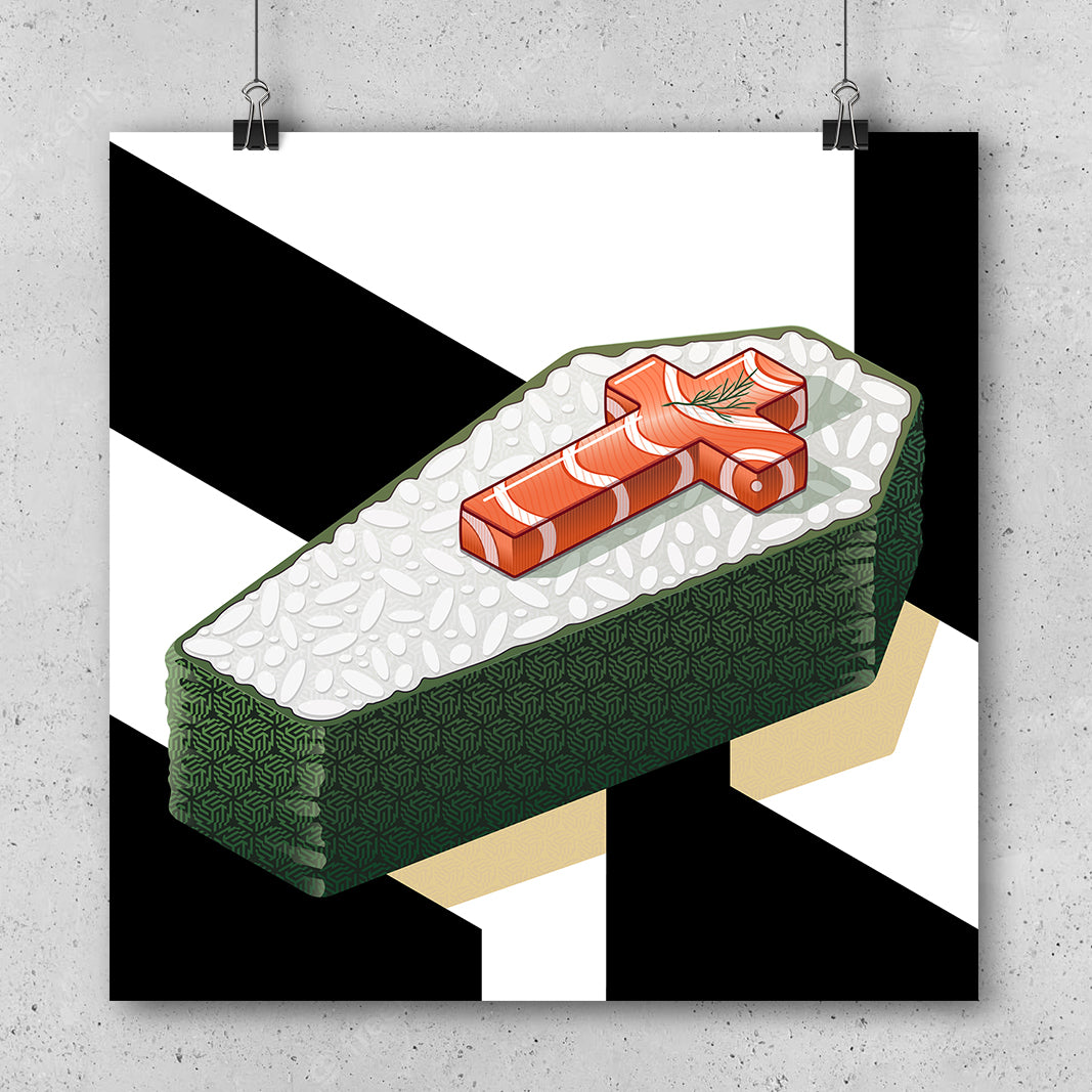 Art Print "MEMENTO NORI" Elènne Platonic Zoo Poster