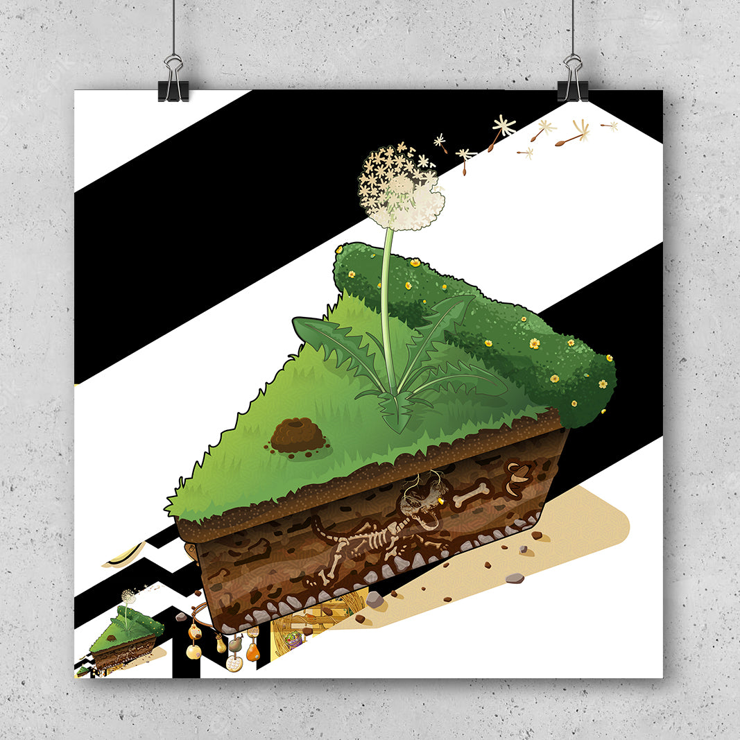 Art Print "Pars Pro Torto" Elènne Platonic Zoo Poster