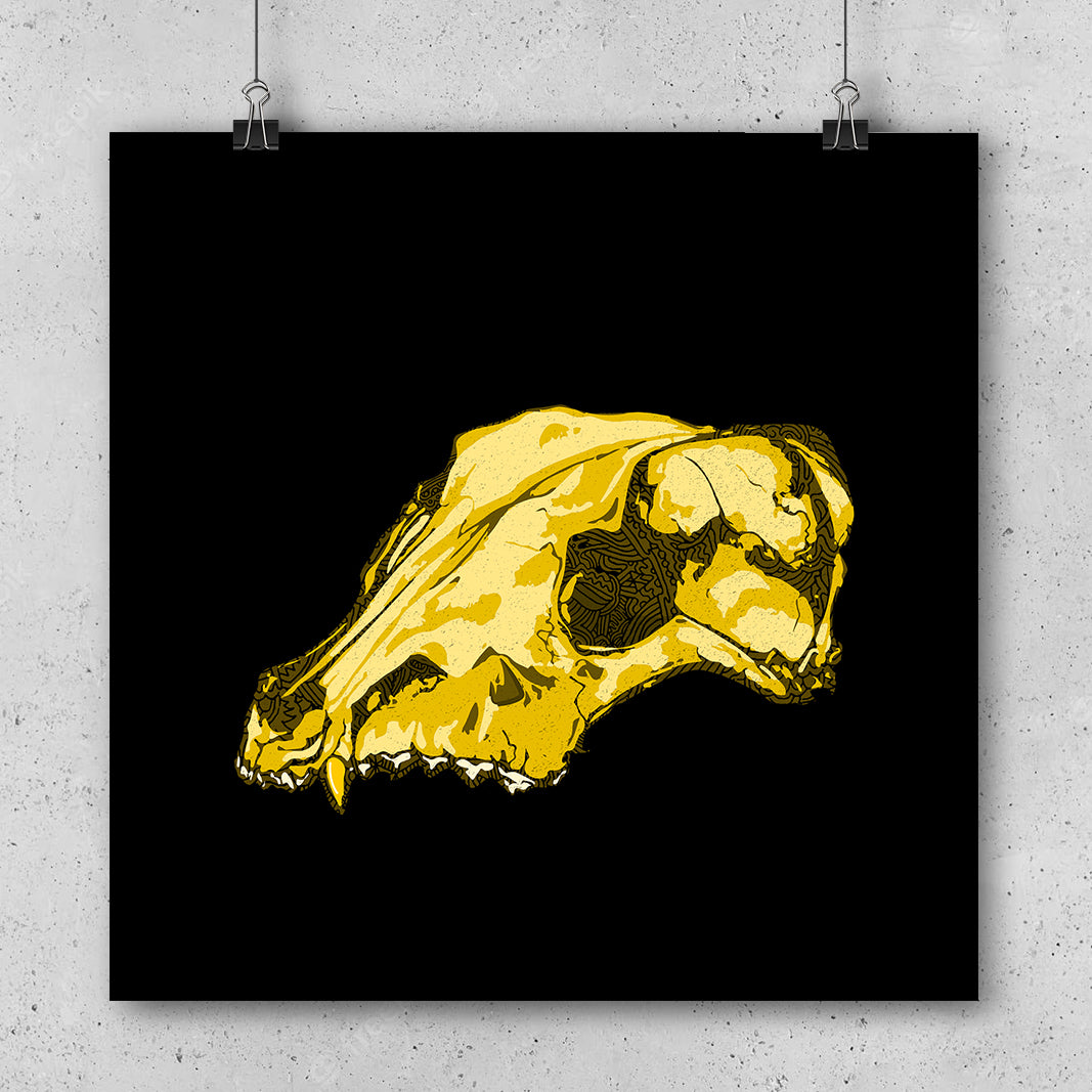 Art Print "ANUBIS" Elènne Platonic Zoo Poster